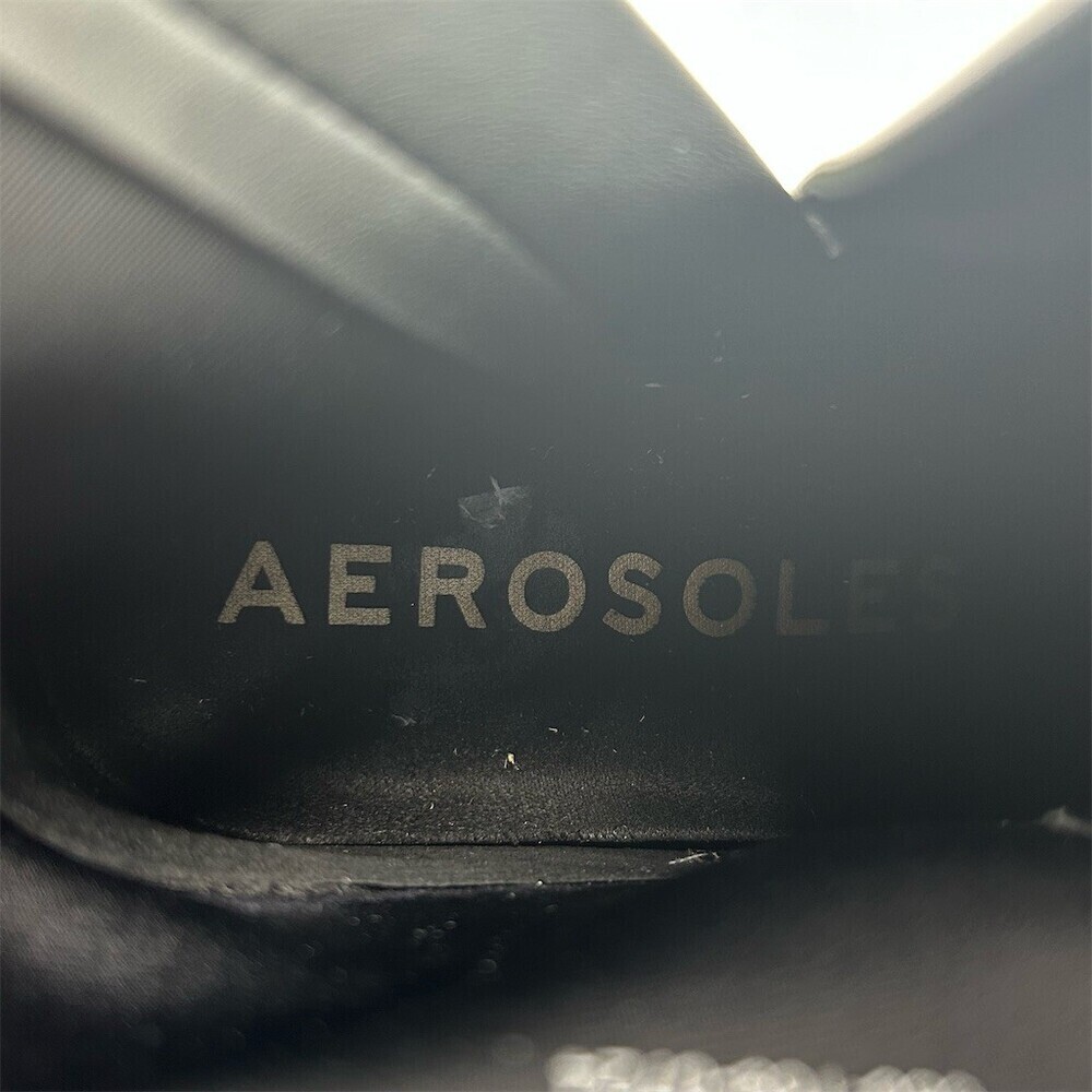 Aerosoles Dazzy Ankle Booties Black Square Toe Block Heel Side Zip Size 8.5 - Picture 10 of 11